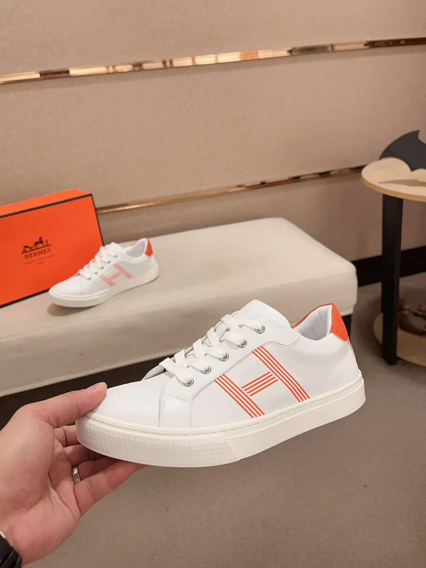Men's clothing and shoes💰: 400💰《HERMES》【Classic Original Version】Hermès; Top 🔝 Purchasing Agency 🔍🔍Latest 🇺🇸Sold simultaneously at counters, original imported from Italy ▲▲Cow leather▲ ▲Exquisite workmanship (Italian 🇮🇹imported water-dyed 🐂cowhide lining) sole: original sole provided by the original factory, ⚠️exclusive double-layer activity·TPR·rubber·combined molded outsole; Code number: 36-44 (45/46 can be customized, non-refundable)